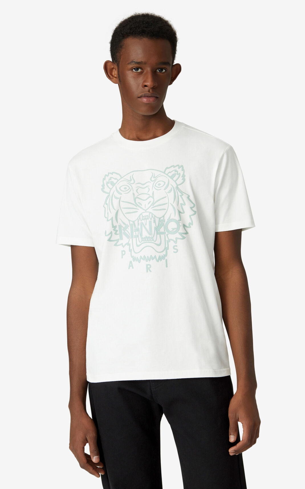 Kenzo Tiger Camisetas Hombre Blancas | 7142930-EN